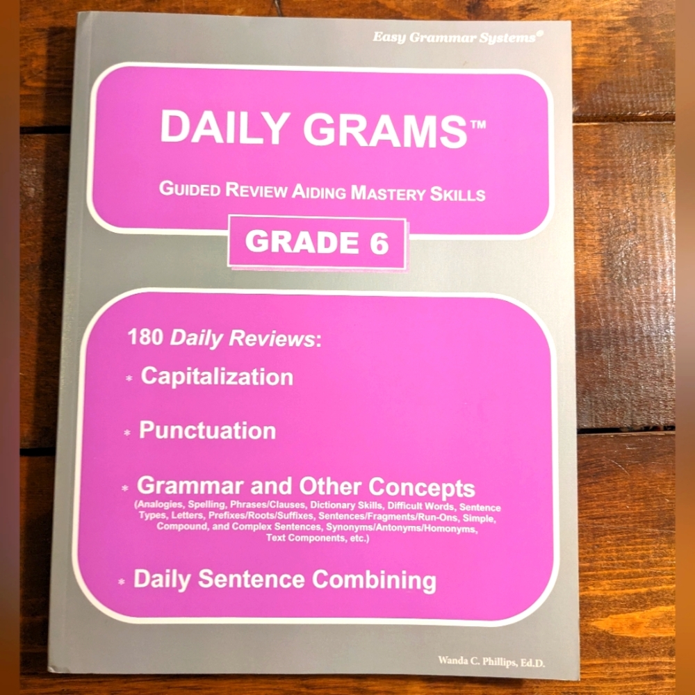 💕 Grade 6 Daily Grams 💕